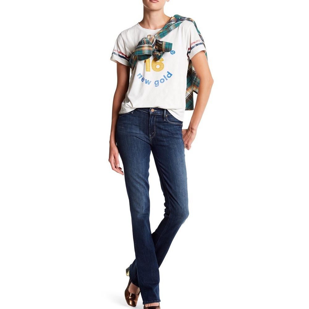 MOTHER “The Runaway” Jeans in “Jaded”